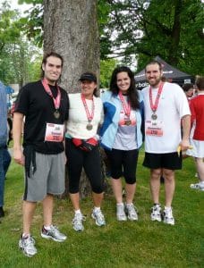 Elite Sports Clubs team after run