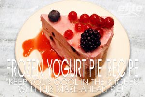Healthier Holiday Dessert - Frozen Yogurt Pie Recipe
