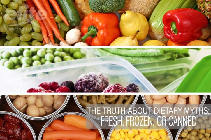 How healthy are fresh, frozen or canned vegetables and fruit