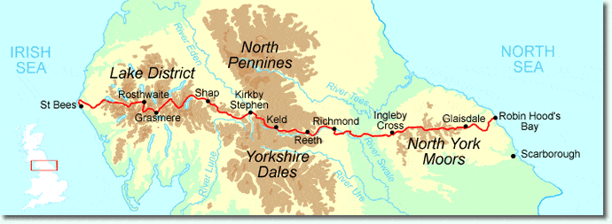 England Walking Route 2014