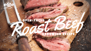 Open-Faced Roast Beef Sandwich Recipe