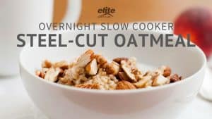 Overnight Slow Cooker Steel-Cut Oatmeal