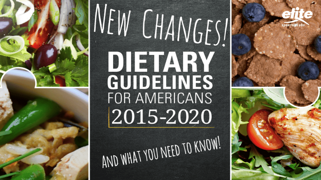 Changes in Dietary Guidelines for Americans - What You Need to Know