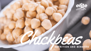 Chickpeas: Nutrition and Benefits