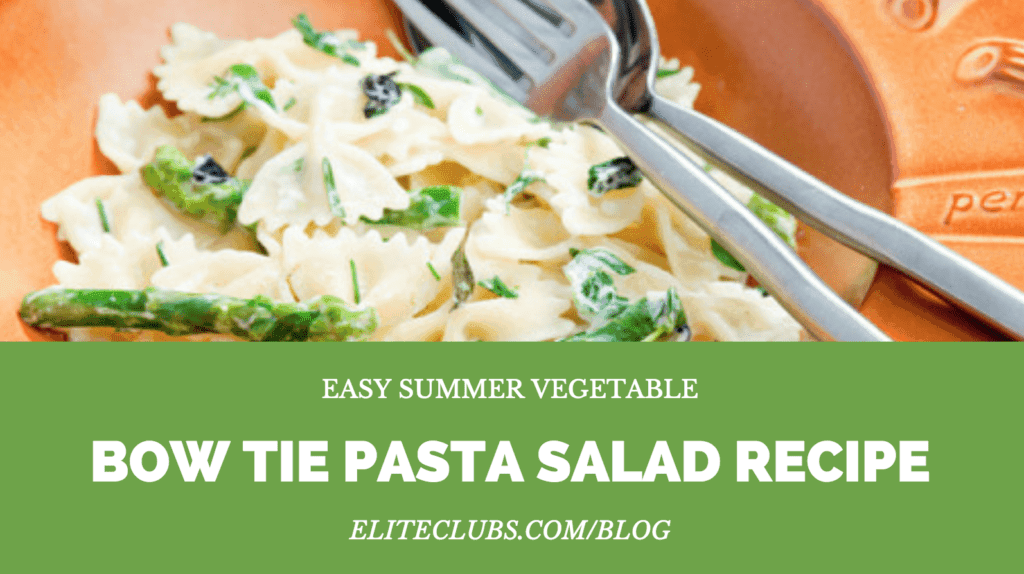 Easy Vegetable Bow Tie Pasta Salad Recipe