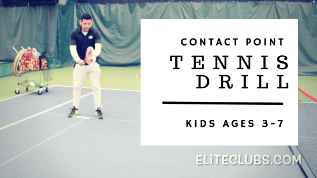 Contact Point Tennis Drill | Kids Ages 3 to 7 Years
