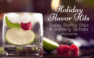 Holiday Flavor Hits: Turkey Stuffing Chips & Cranberry Spritzers