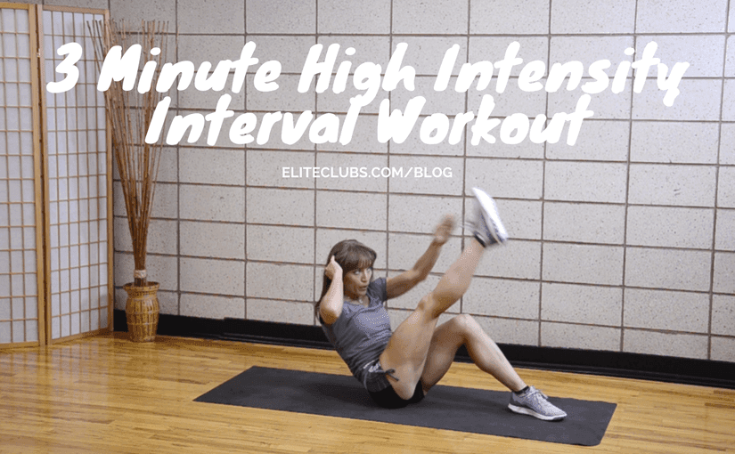 3 Minute High Intensity Interval Workout Elite Sports Clubs