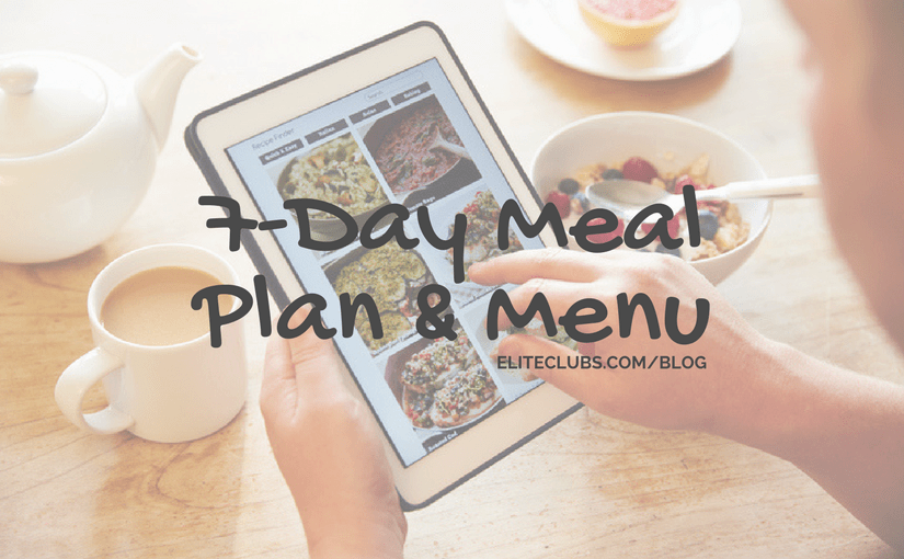 7-Day Meal Plan & Menu