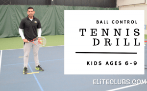 Ball Control Tennis Drill for Kids Ages 6-9