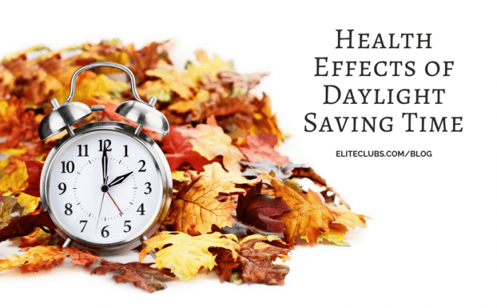Health Effects of Daylight Saving Time