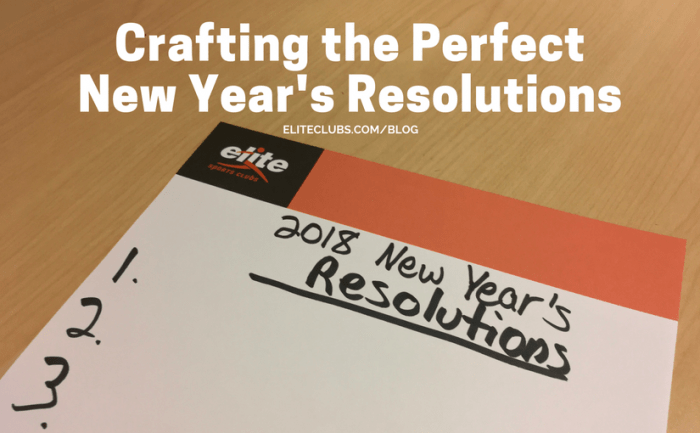 Crafting the Perfect New Years Resolutions