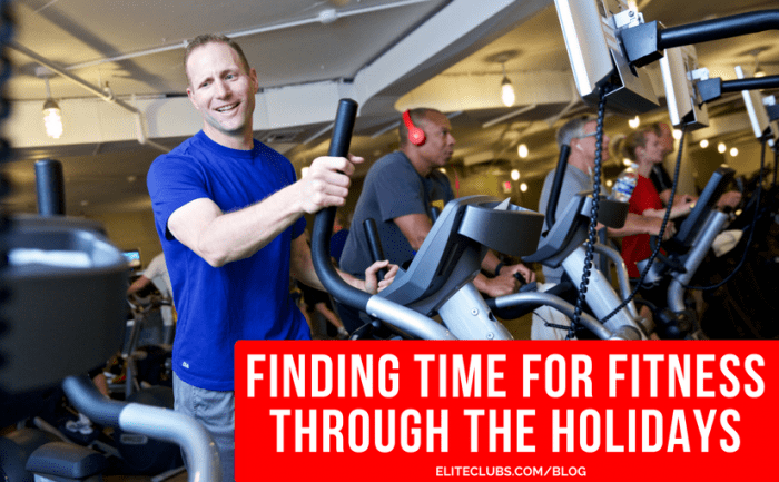 Finding Time for Fitness Through the Holidays