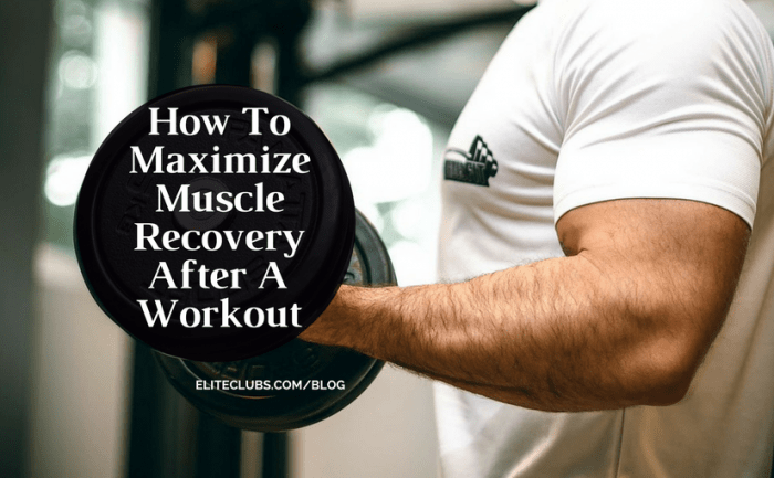 How To Maximize Muscle Recovery After A Workout