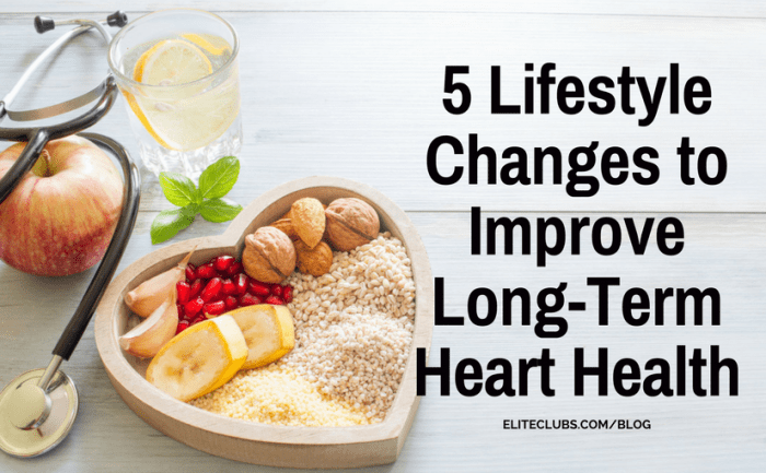 5 Lifestyle Changes to Improve Long-Term Heart Health
