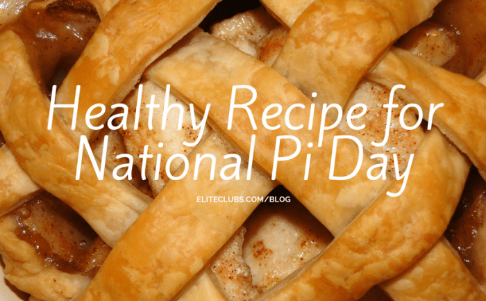Healthy Recipe for National Pi Day