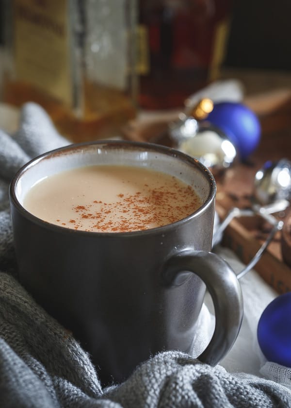 Coconut Chai Hot Toddy holiday cocktails