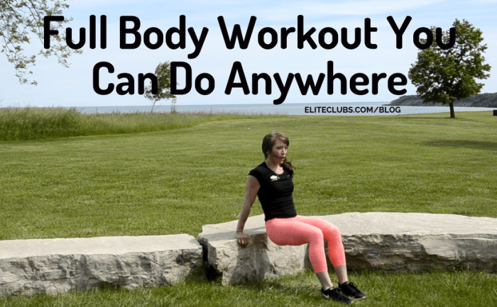 Full Body Workout You Can Do Anywhere