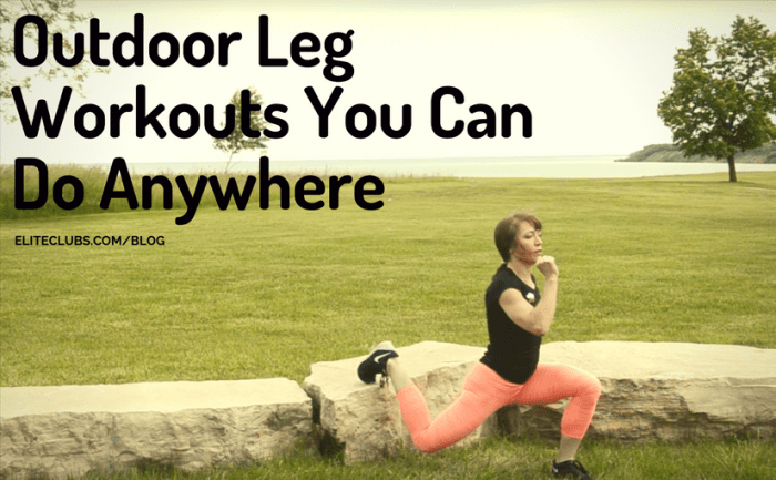 Outdoor Leg Workouts You Can Do Anywhere