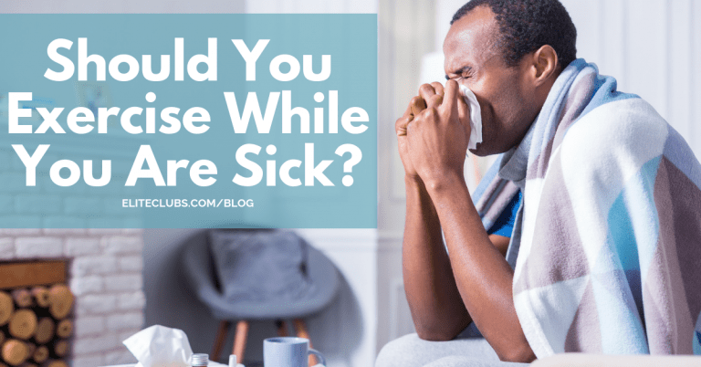 should you workout when sick