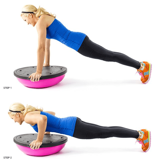 Beginner's Guide to the Bosu Ball Push-Up | Elite Sports ...