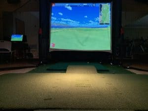 golf simulator at Elite Sports Clubs