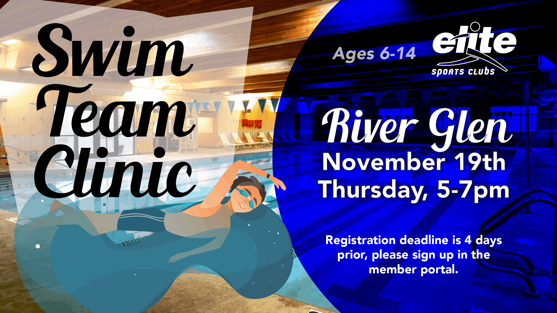 Swim Team Clinic - Elite River Glen - November 2020