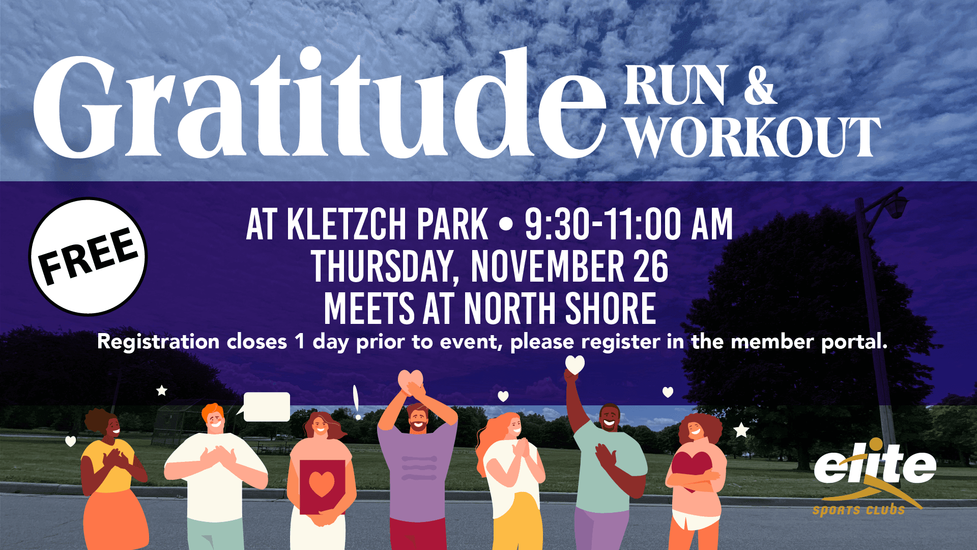 Gratitude Run Workout - Elite North Shore - November 2020