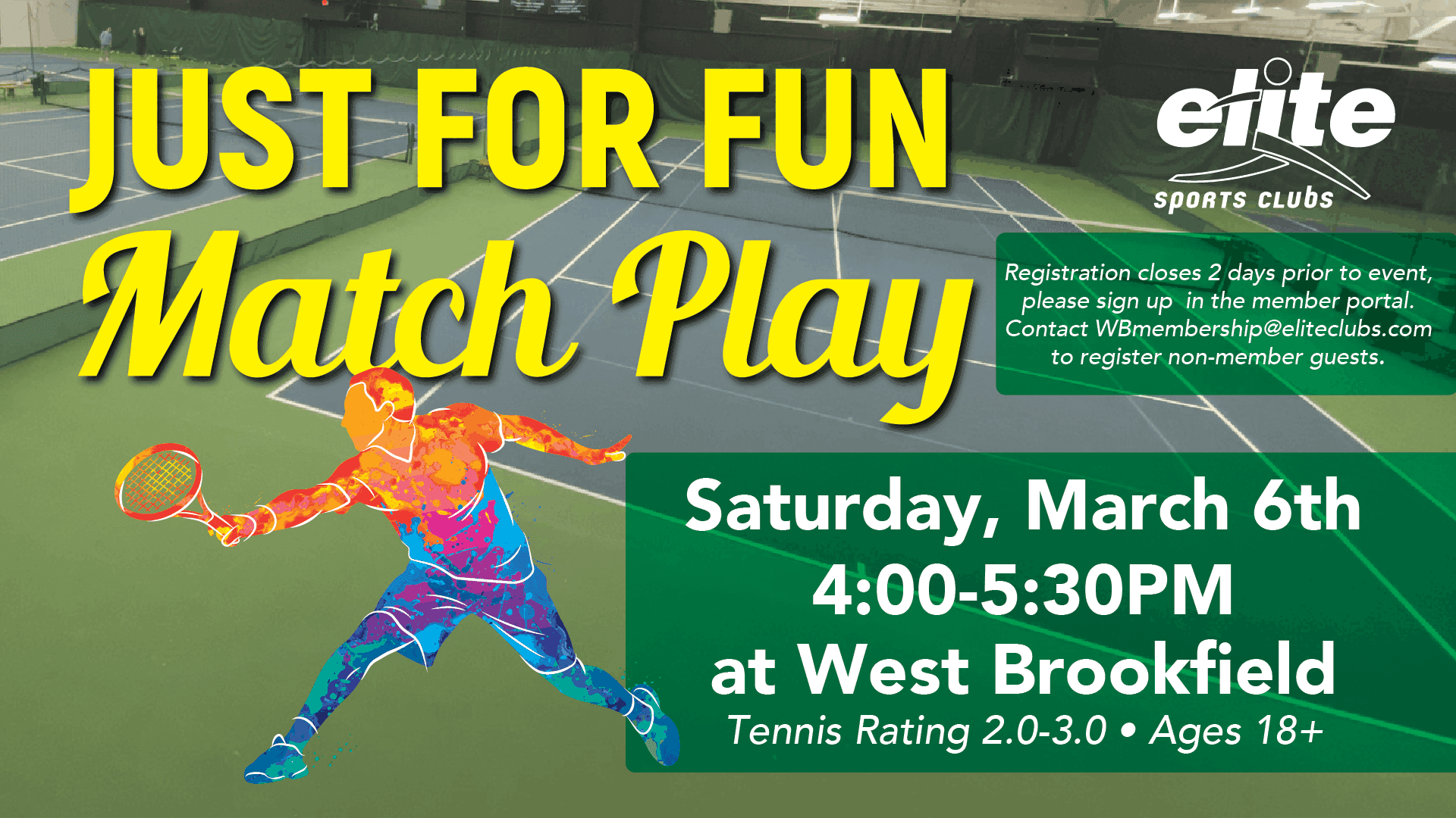 Just for Fun Match Play - Elite West Brookfield - March 2021