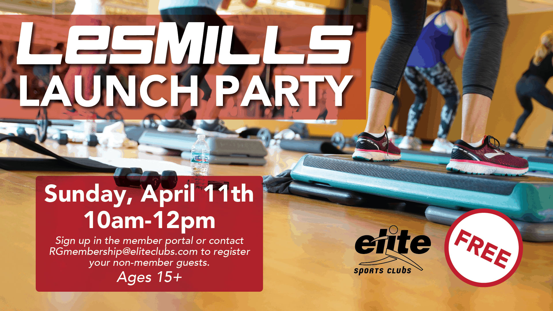 Les Mills Launch Party - Elite River Glen - April 2021