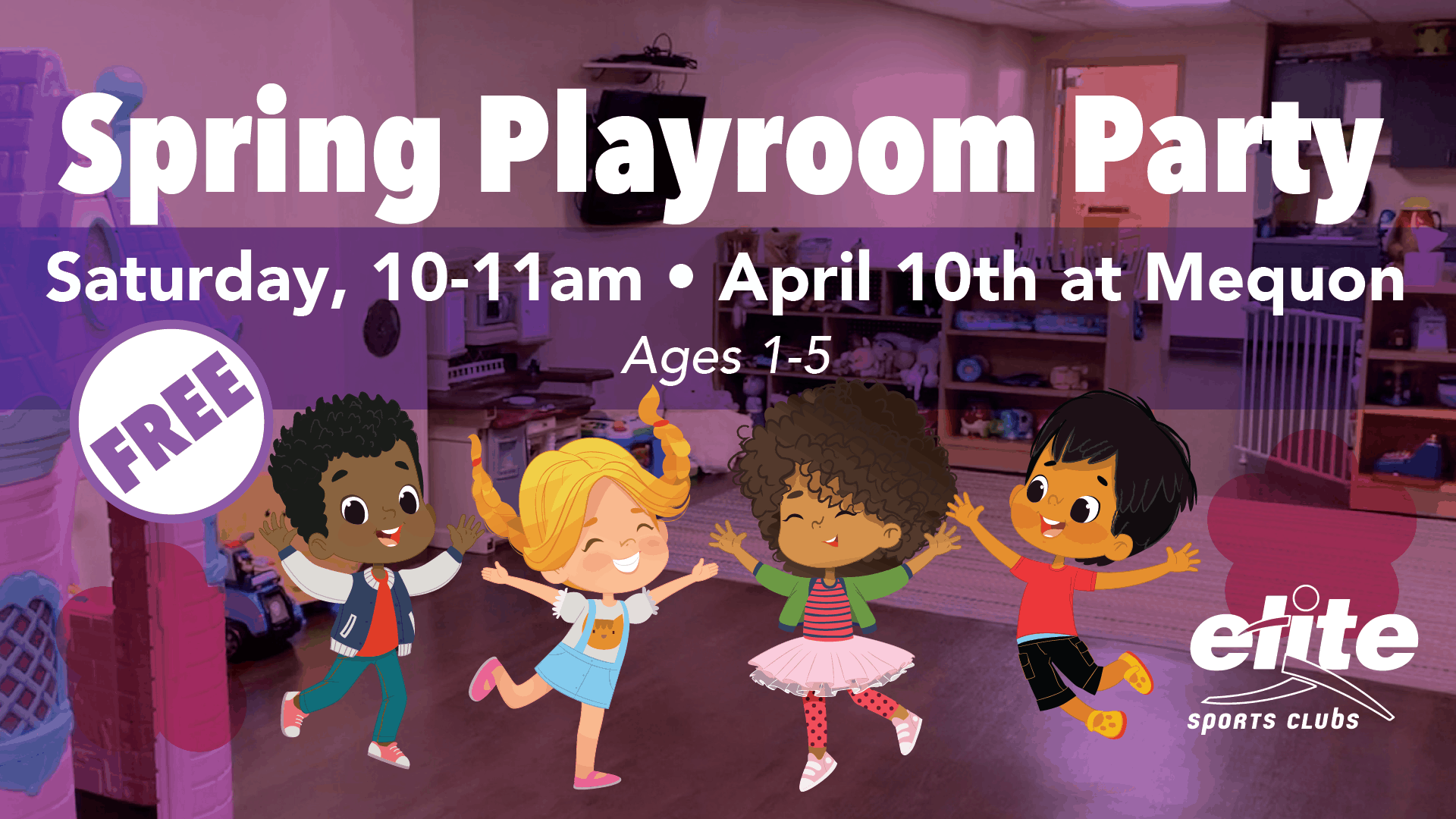 Spring Playroom Party - Elite Mequon - April 2021