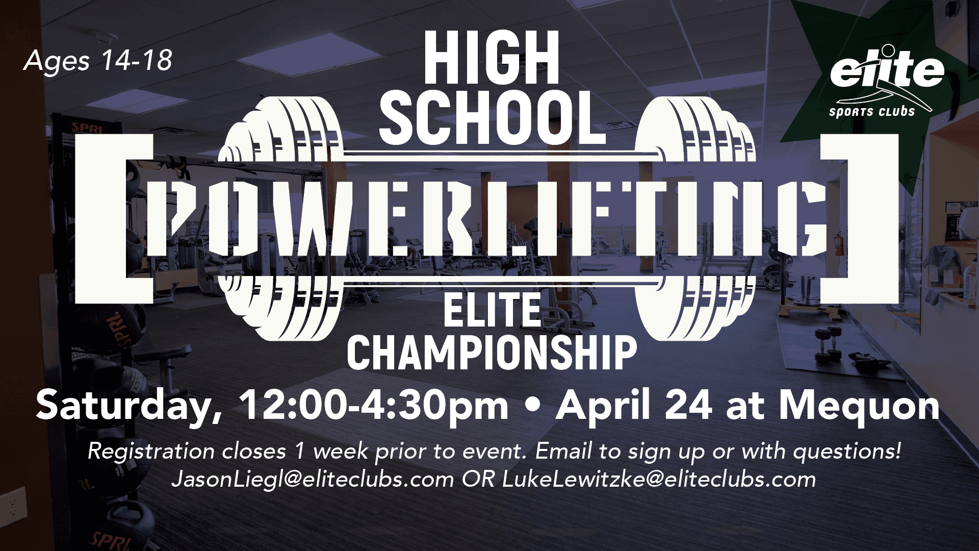 High School Powerlifting Elite Championship - Elite Mequon - April 2021
