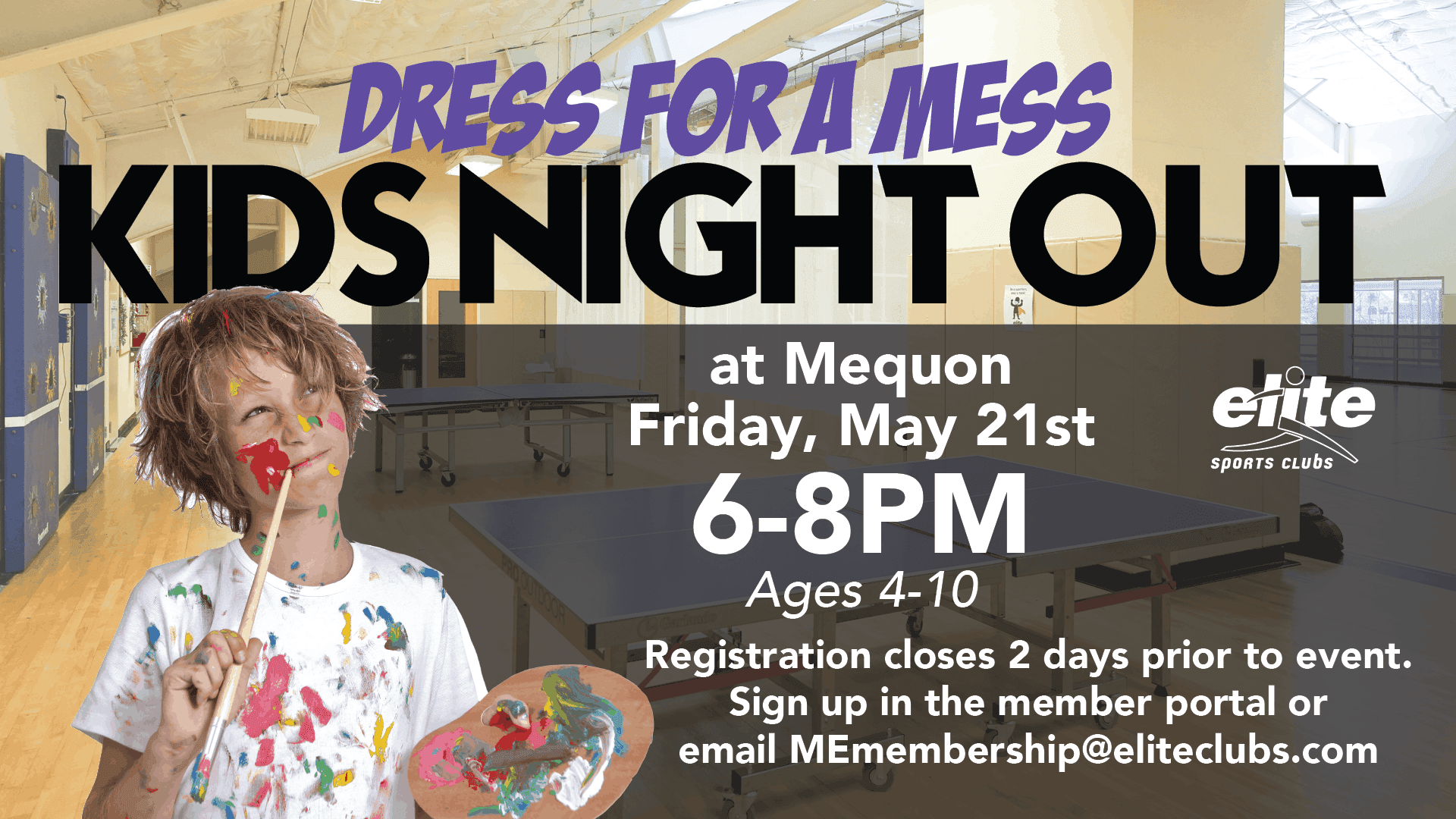 Kids Night Out Dress for a Mess - Elite Mequon - May 2021