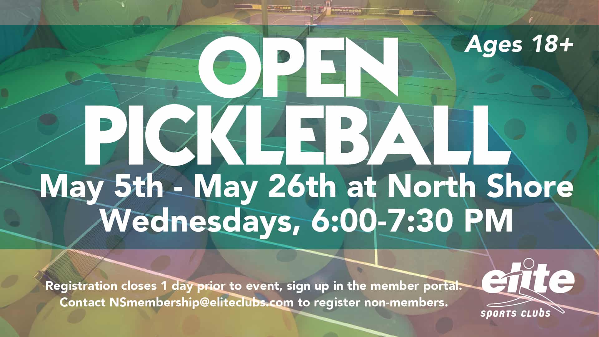 Open Pickleball - Elite North Shore - May 2021