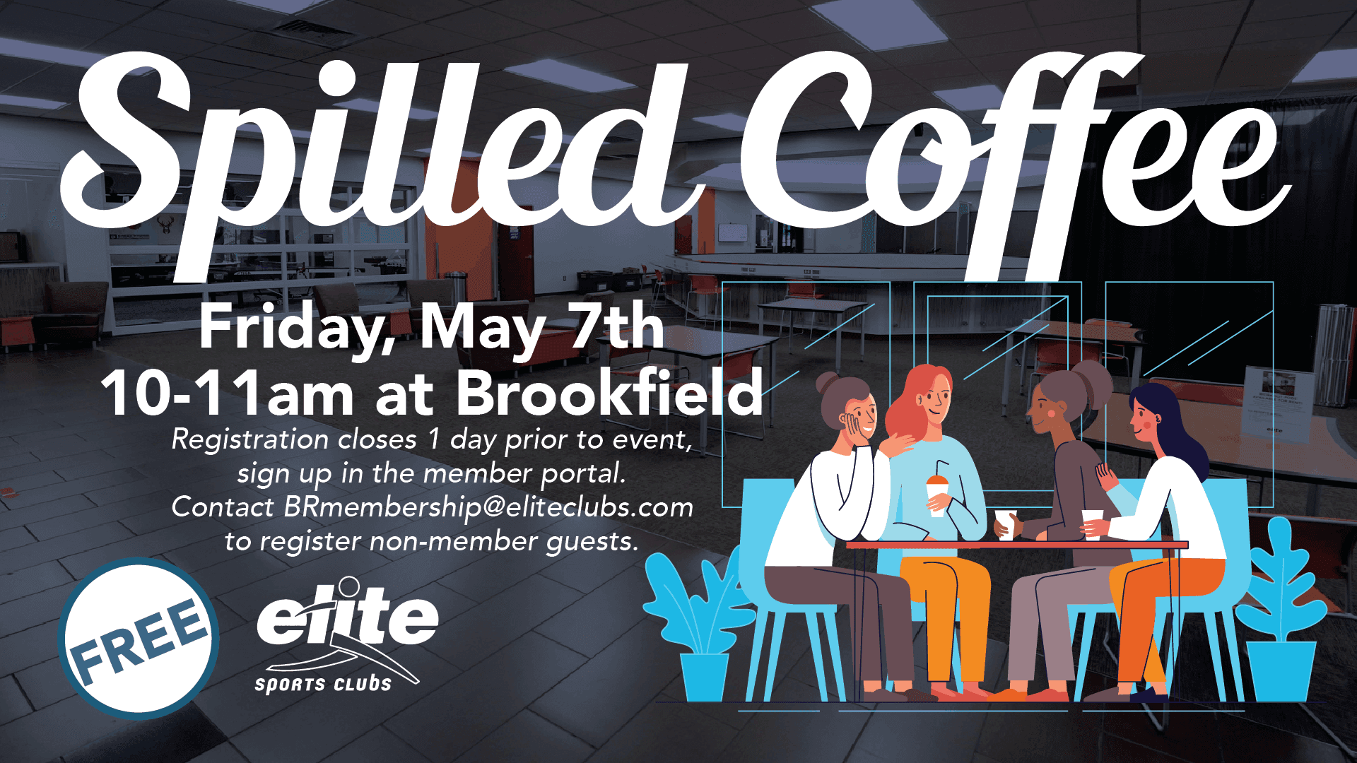 Spilled Coffee - Elite Brookfield - May 2021