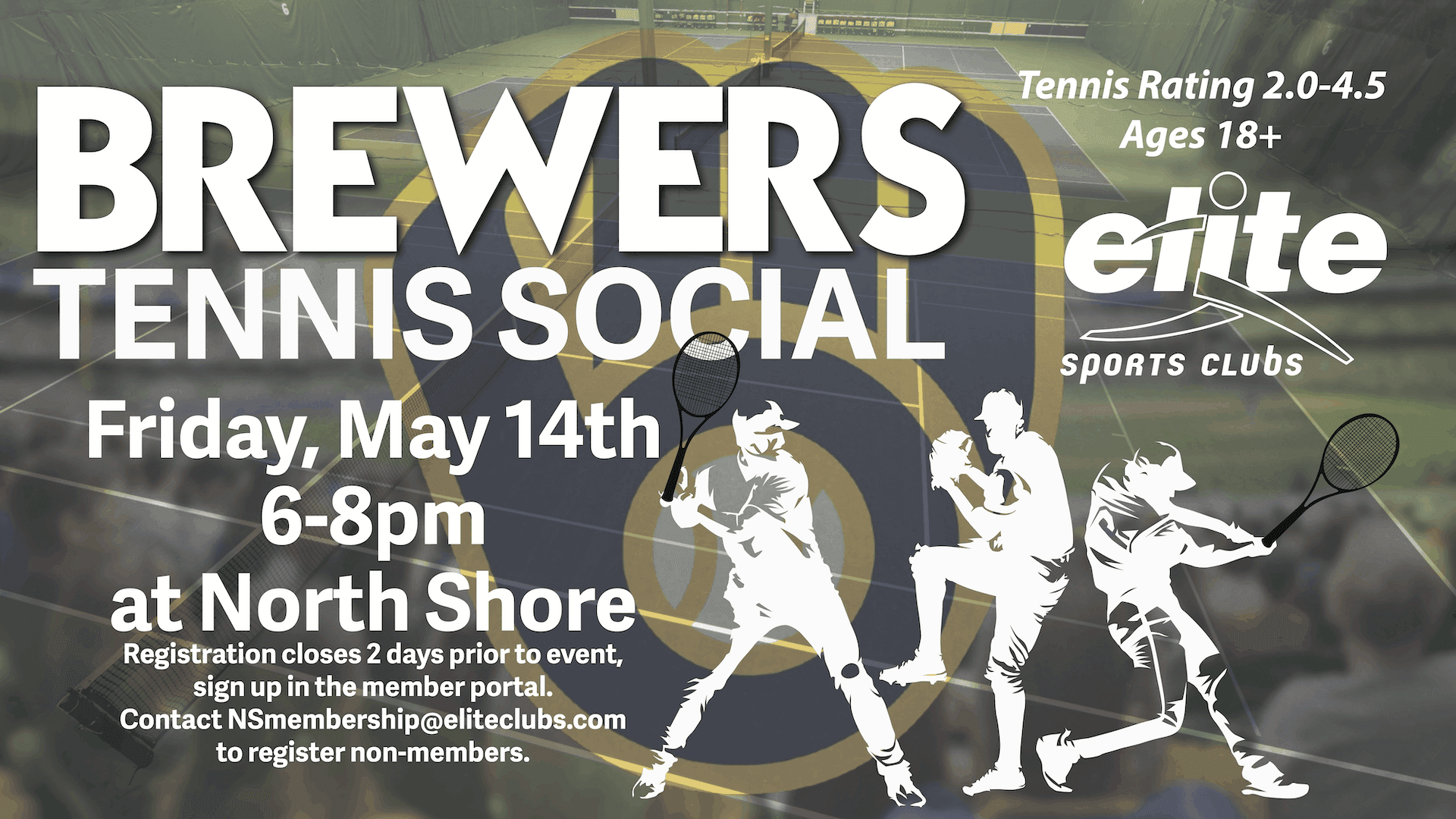 Brewers Tennis Social - Elite North Shore - May 2021