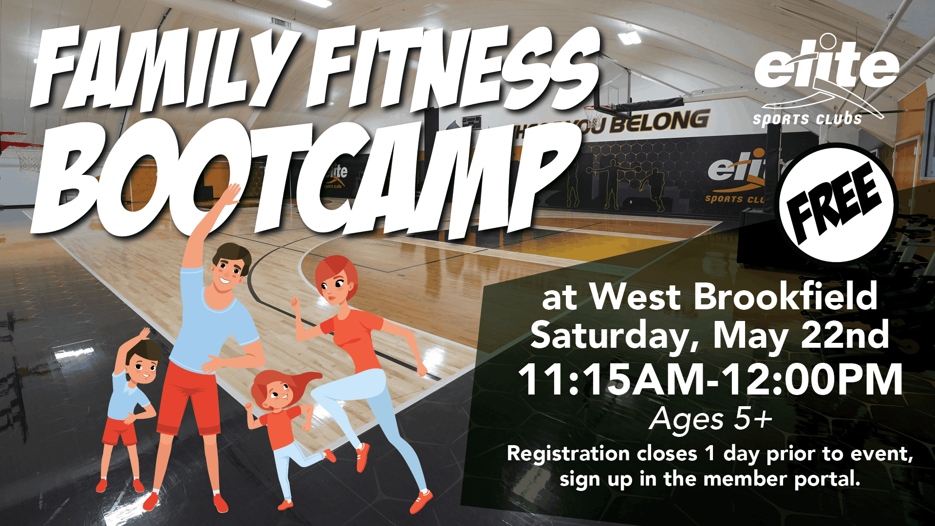 Family Fitness Bootcamp - Elite West Brookfield - May 2021