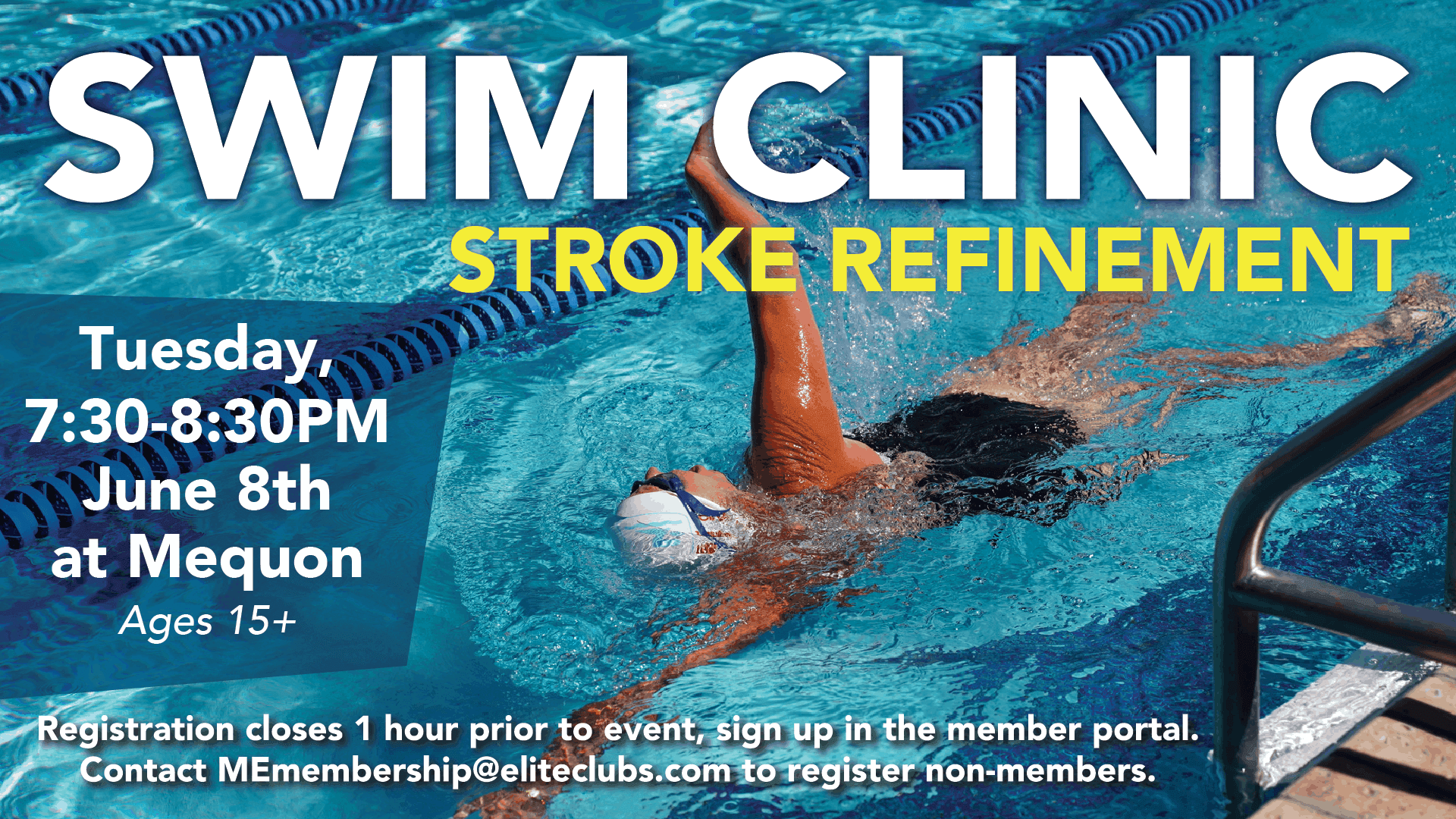 Swim Clinic - Stroke Refinement - Elite Mequon - June 2021