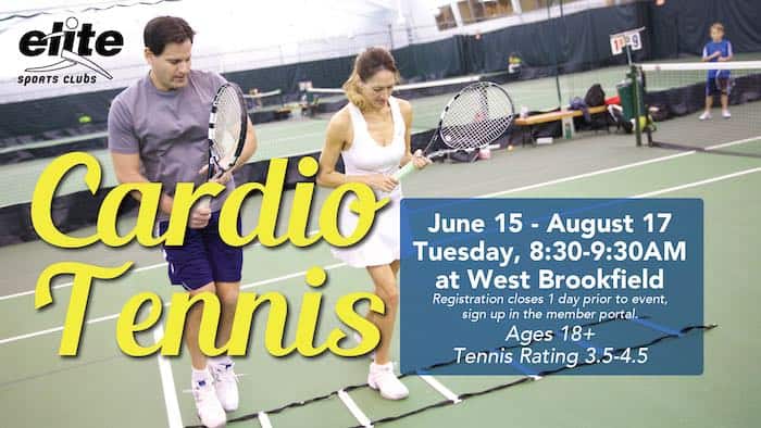 Cardio Tennis - Elite West Brookfield - Summer 2021