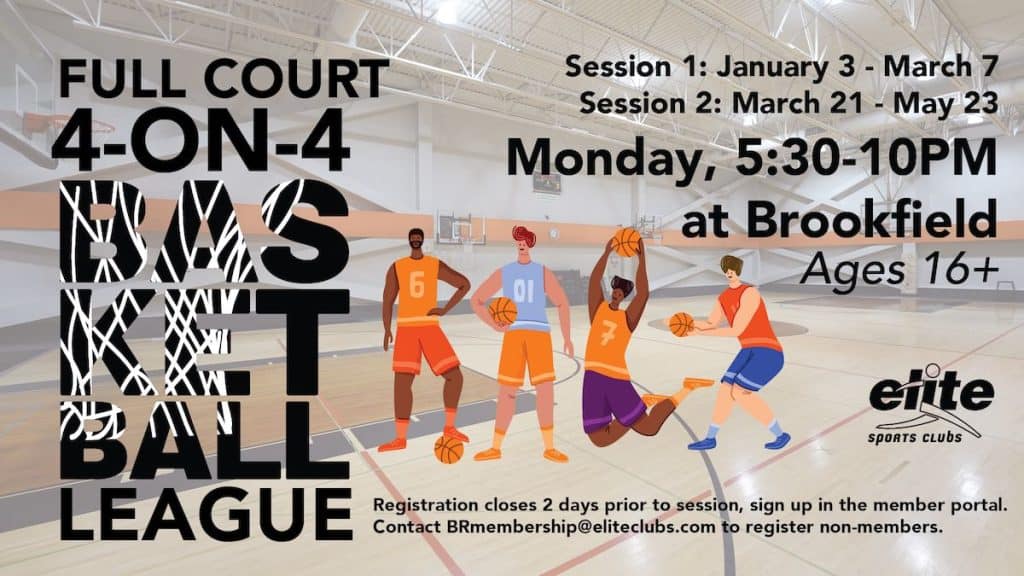 Full Court 4-on-4 Basketball League - Elite Brookfield - Spring 2022