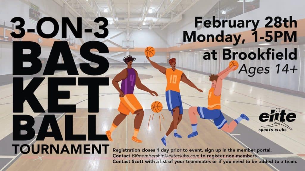 3-on-3 Basketball Tournament - Brookfield - February 2022