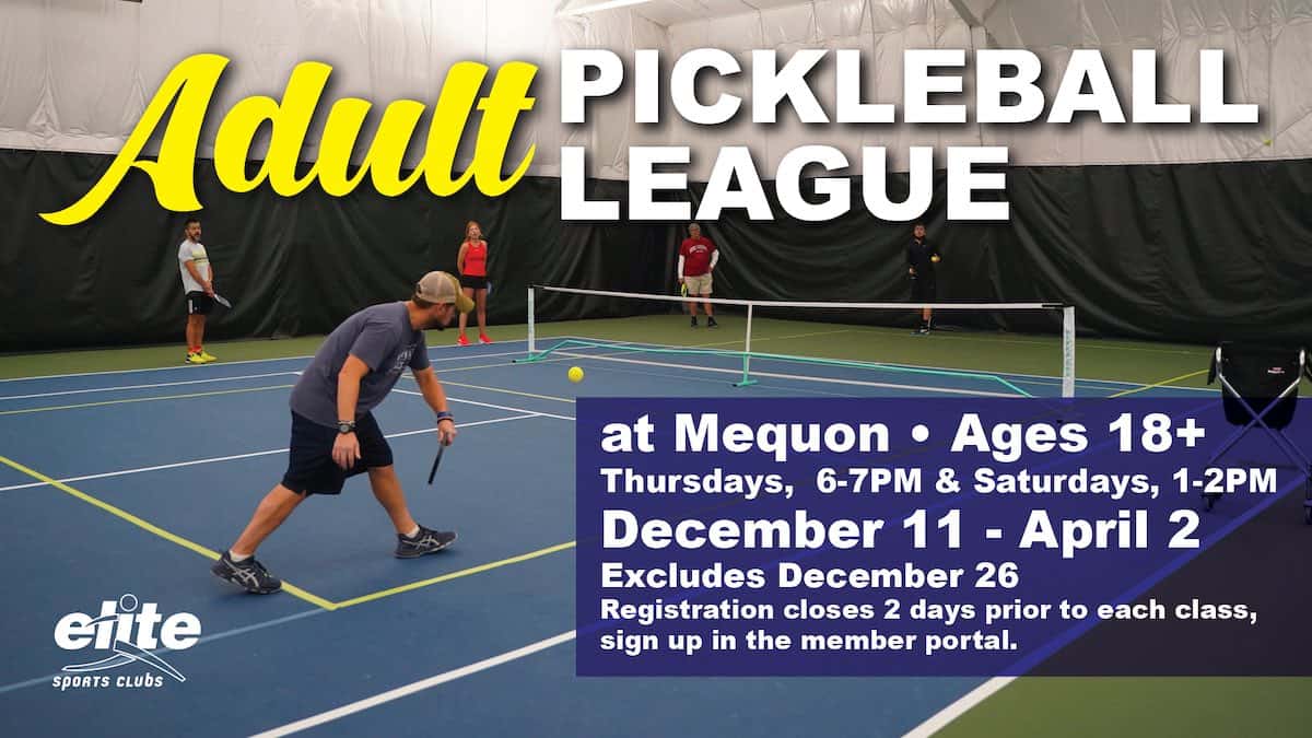 Adult Pickleball League - Mequon - Winter 2022