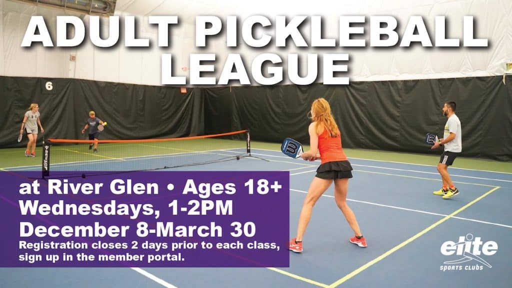 Adult Pickleball League - River Glen - Winter-Spring 2022