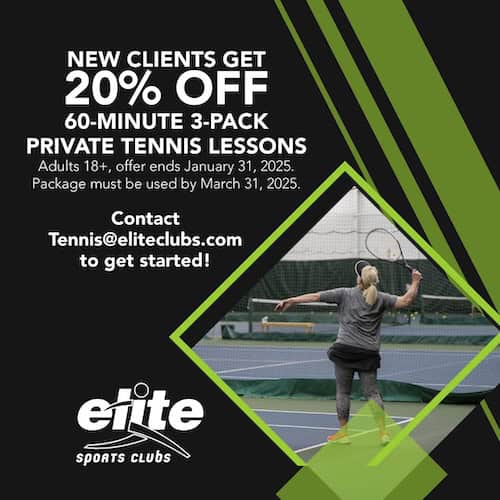 New Client Private Tennis Promo - December 2024-January 2025