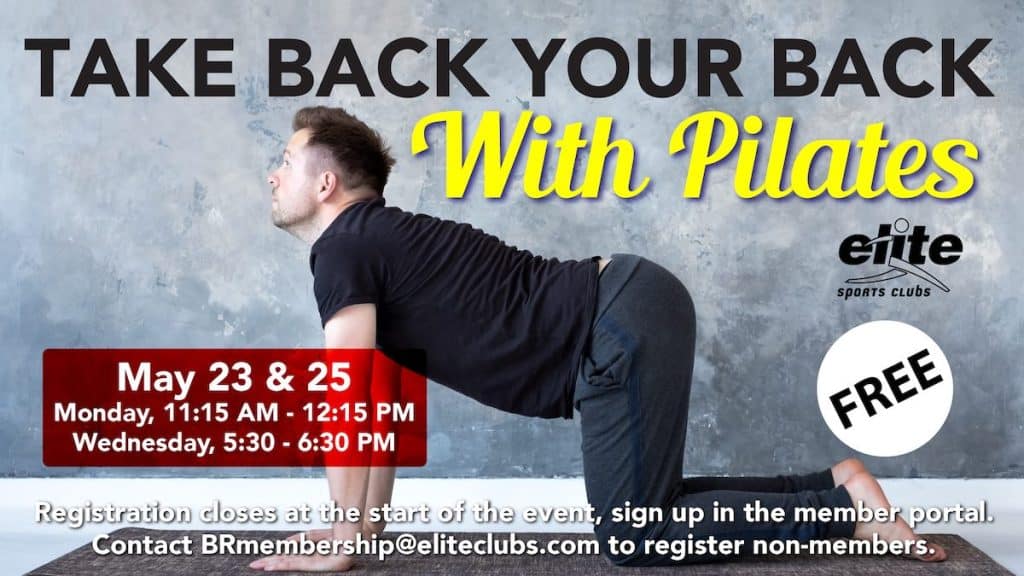 Take Back Your Back with Pilates - Brookfield - May 2022