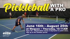 Pickleball with a Pro - Mequon - Summer 2022