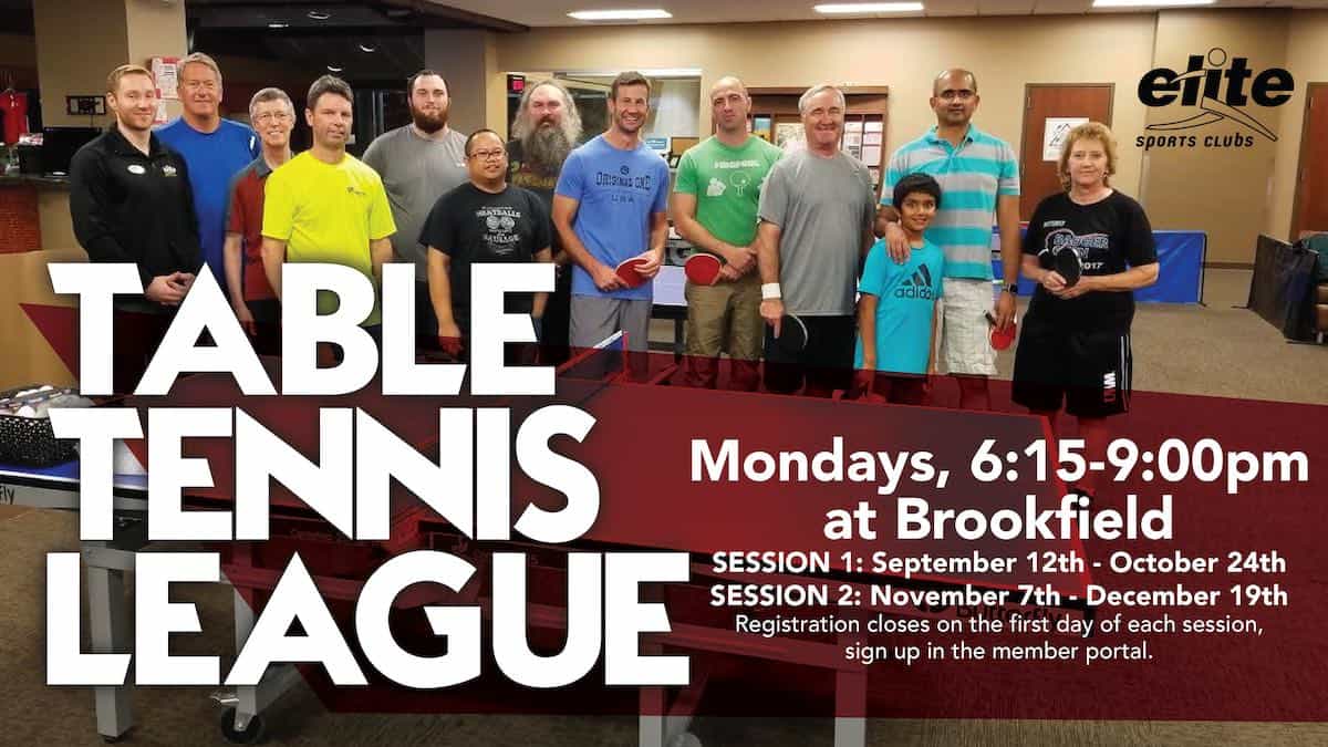 Table Tennis League - Brookfield - Fall 2022