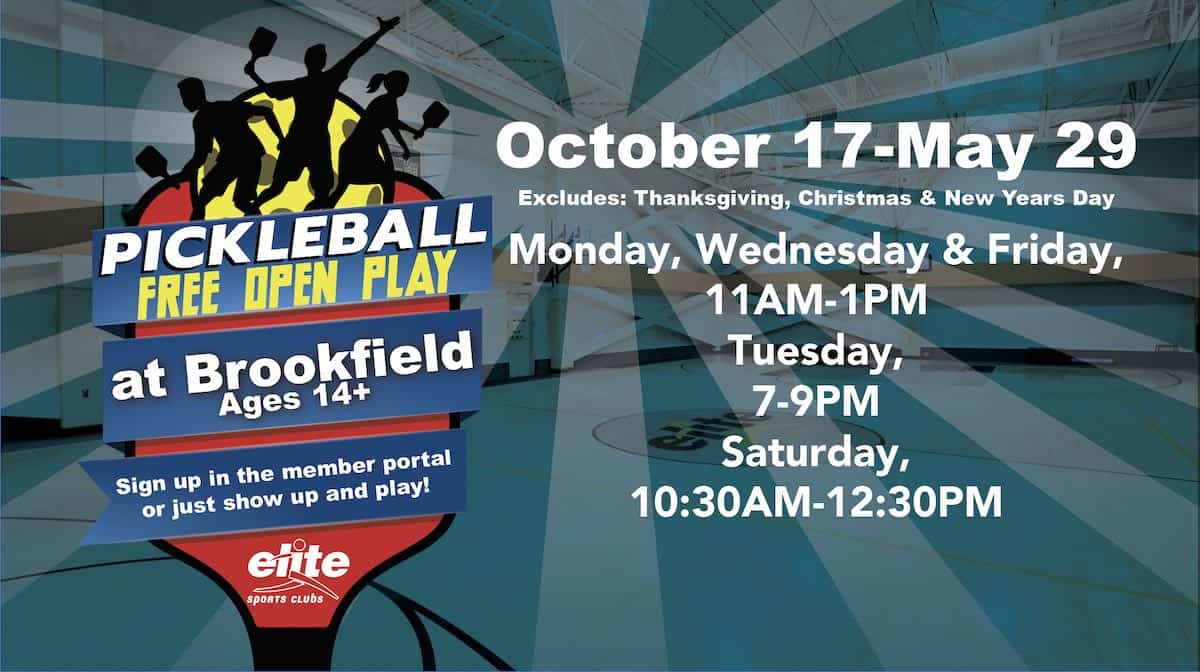 Pickleball Free Open Play (Gym) - Brookfield - 2022-2023