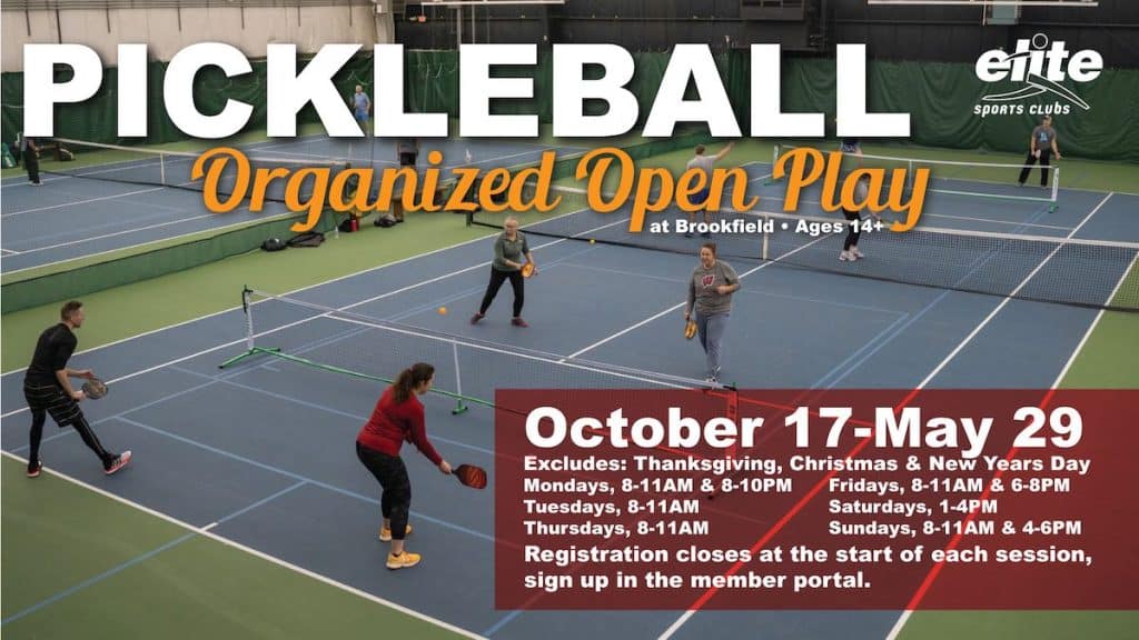 Pickleball Organized Open Play - Brookfield - 2022-2023