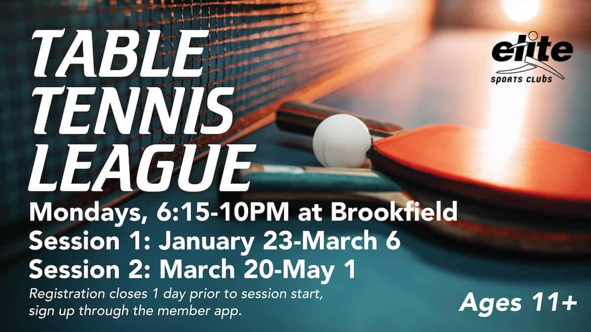 Table Tennis League - Brookfield - Winter-Spring 2023